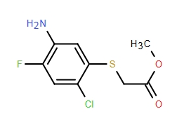 Methyl 2-[(5-amino-2-chloro-4-fluorophenyl)thio]acetate